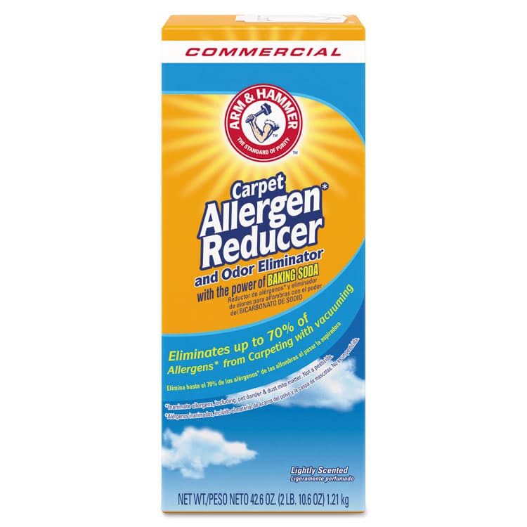 CHURCH & DWIGHT CO., Carpet and Room Allergen Reducer and Odor Eliminator, 42.6 oz Box, 9/Carton (CDC3320084113CT)