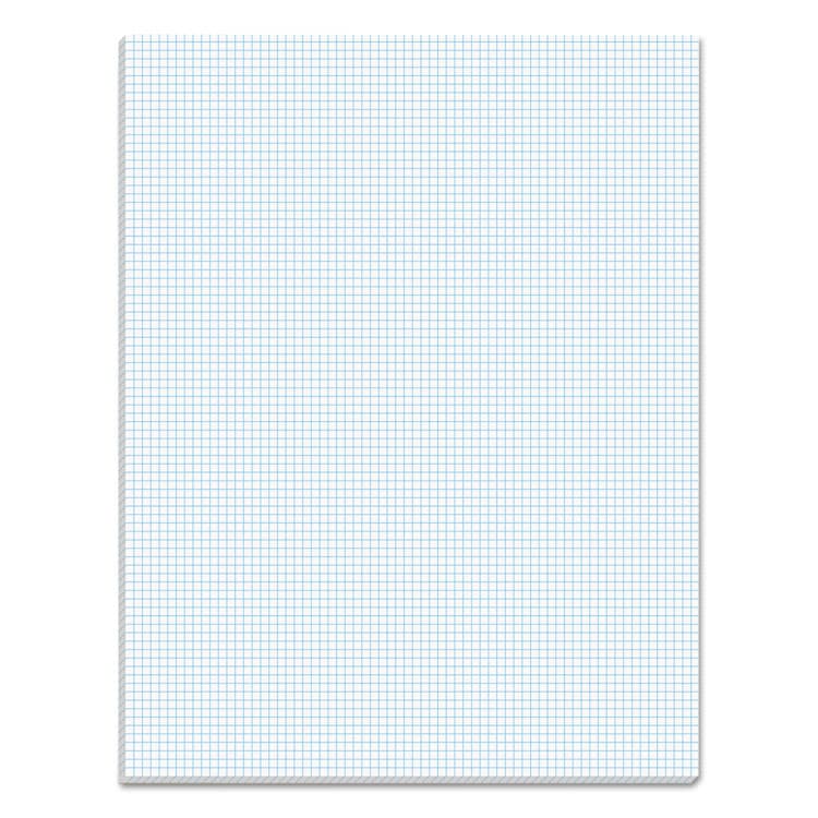 TOPS BUSINESS FORMS Quadrille Pads, Quadrille Rule (8 sq/in), (50) White 8.5 x 11 Sheets (TOP33081)
