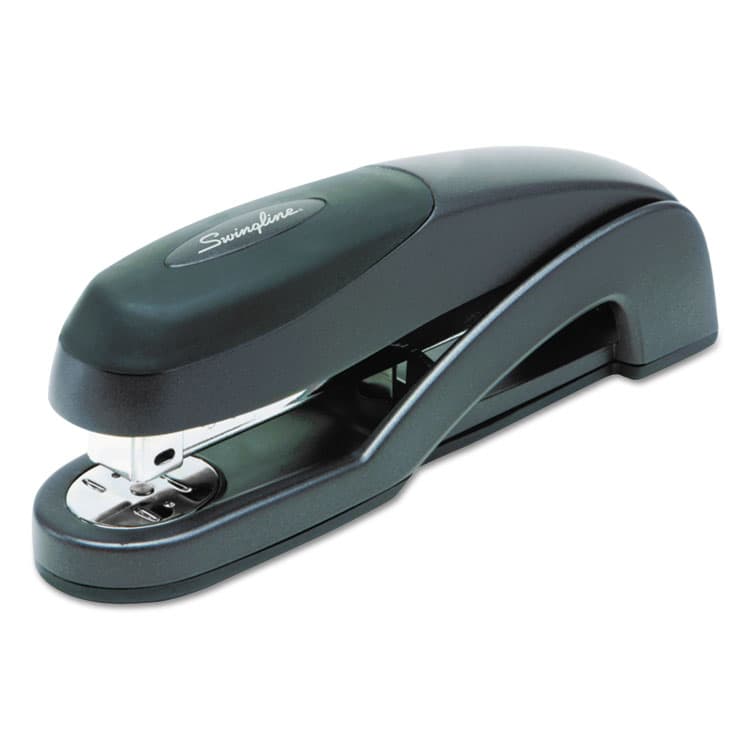 ACCO BRANDS, . Optima Full Strip Desk Stapler, 25-Sheet Capacity, Graphite Black (SWI87800)