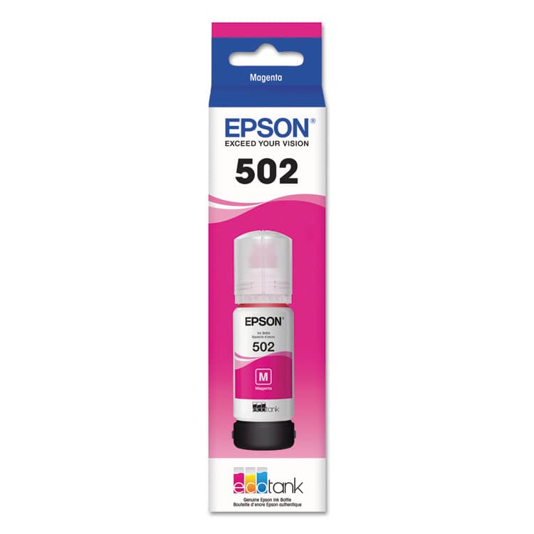EPSON AMERICA, . T502320-S (502) Ink, 6,000 Page-Yield, Magenta (EPST502320S)