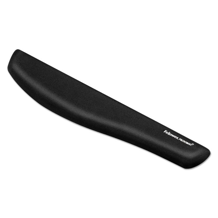 FELLOWES MFG. CO. PlushTouch Keyboard Wrist Rest with FoamFusion Technology, 18.12 x 3.18, Black (FEL9252101)