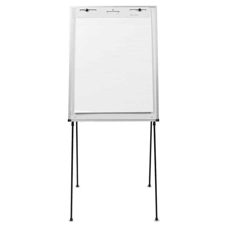 QUARTET MFG. Dry Erase Steel Easel, 29" x 40", White Surface, Satin Aluminum Frame (QRT81E) thumbnail 3