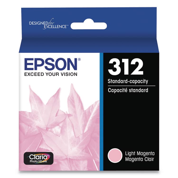 EPSON AMERICA, . T312620-S (312) Claria Ink, 360 Page-Yield, Magenta (EPST312620S)