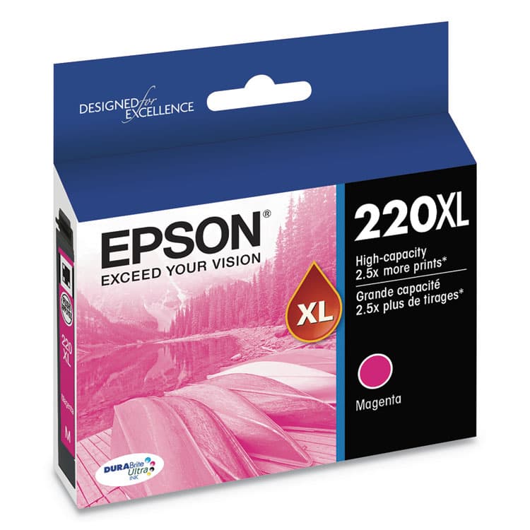 EPSON AMERICA, . T220XL320-S (220XL) DURABrite Ultra High-Yield Ink, 450 Page-Yield, Magenta (EPST220XL320S) thumbnail 2