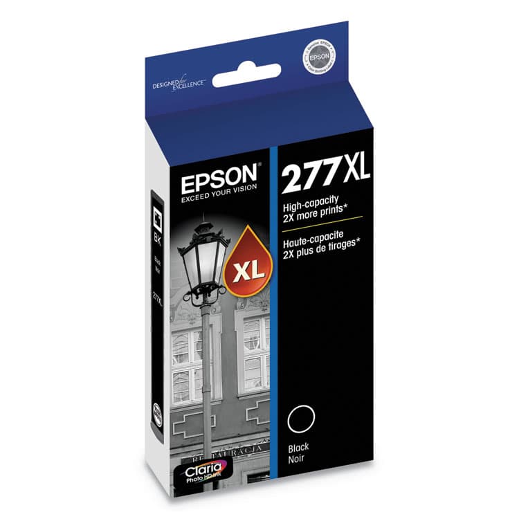 EPSON AMERICA, . T277XL120-S (277XL) Claria High-Yield Ink, 500 Page-Yield, Black (EPST277XL120S) thumbnail 2
