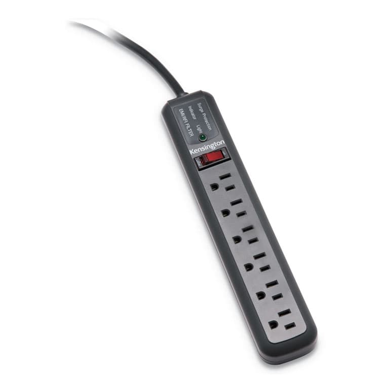 ACCO BRANDS, . Guardian Surge Protector, 6 AC Outlets, 15 ft Cord, 540 J, Gray (KMW38215)