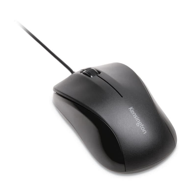 KENSINGTON Wired USB Mouse for Life, USB 2.0, Left/Right Hand Use, Black (KMW72110) thumbnail 2