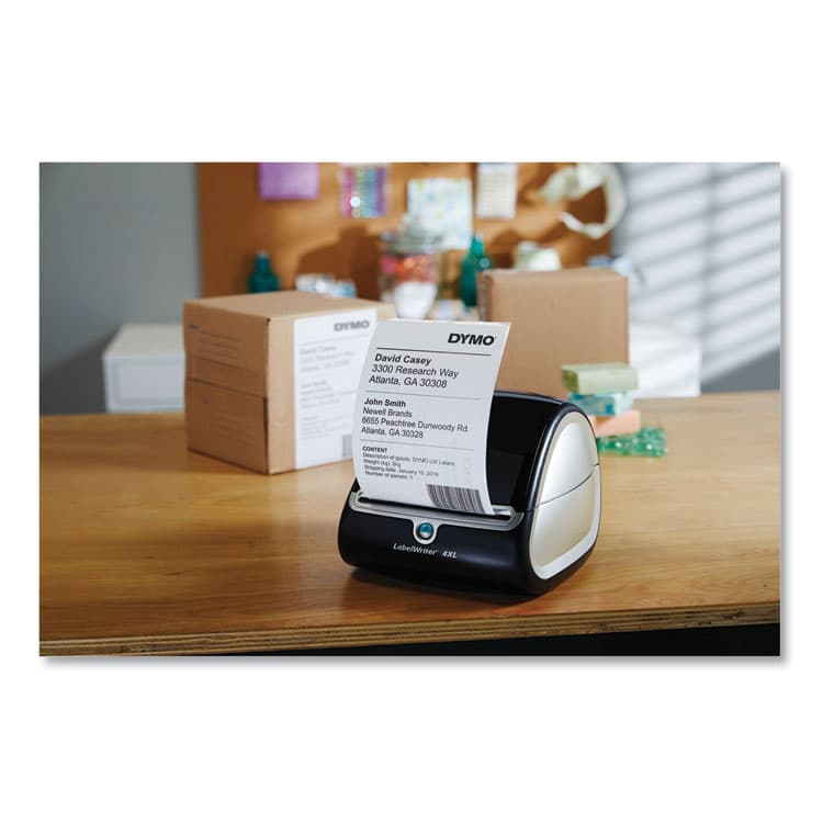 DYMO LW Extra-Large Shipping Labels, 4" x 6", White, 220 Labels/Roll, 2 Rolls/Pack (DYM2026405) thumbnail 4