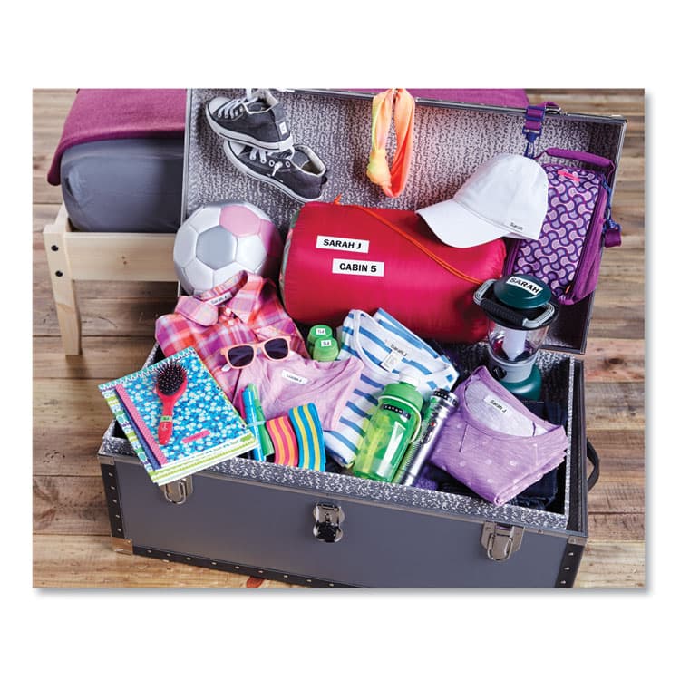 DYMO D1 Standard Labels, 0.5" x 23 ft, Black Print on White Tape, 4/Pack (DYM2150471) thumbnail 3