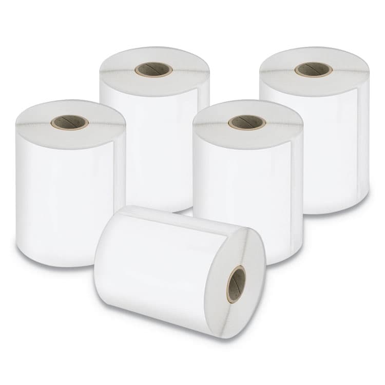 DYMO LW Extra-Large Shipping Labels, 4" x 6", White, 220 Labels/Roll, 5 Rolls/Pack (DYM2026404)