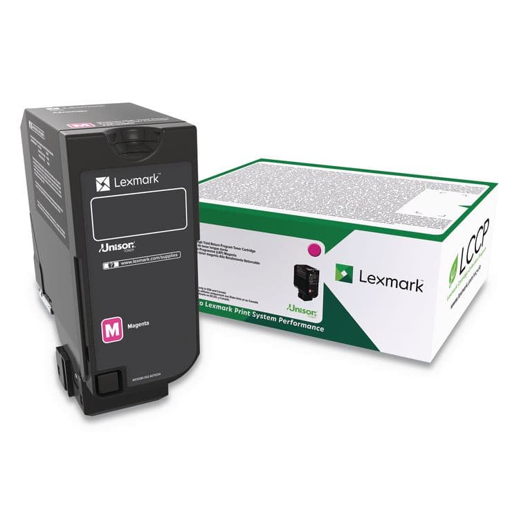LEXMARK INT'L, . 74C0HMG High-Yield Toner, 12,000 Page-Yield, Magenta (LEX74C0HMG)
