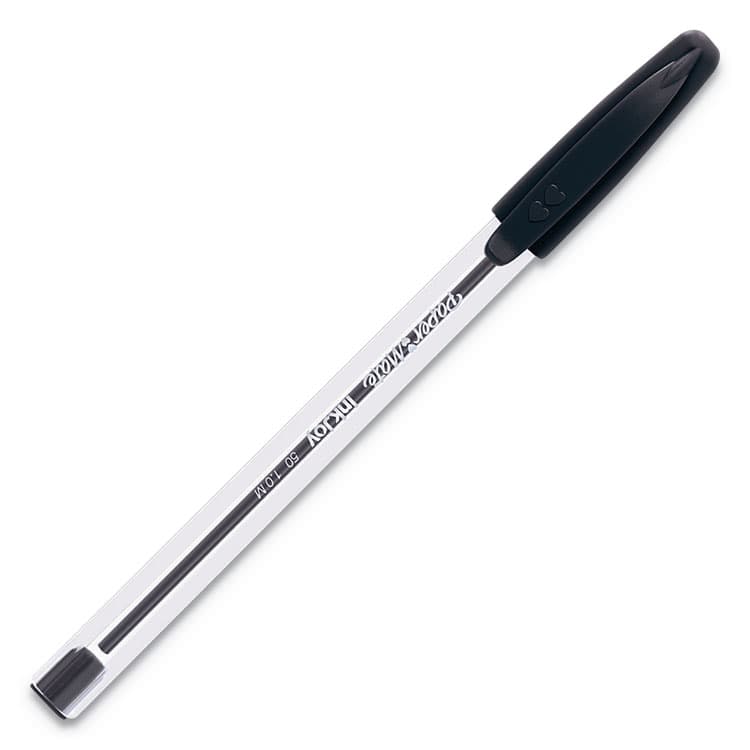 SANFORD InkJoy 50ST Ballpoint Pen, Stick, Medium 1 mm, Black Ink, Clear Barrel, Dozen (PAP2013154) thumbnail 3