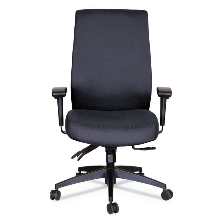ALERA Alera Wrigley Series 24/7 High Performance High-Back Multifunction Task Chair, Supports 300 lb, 17.24" to 20.55" Seat, Black (ALEHPT4101) thumbnail 2