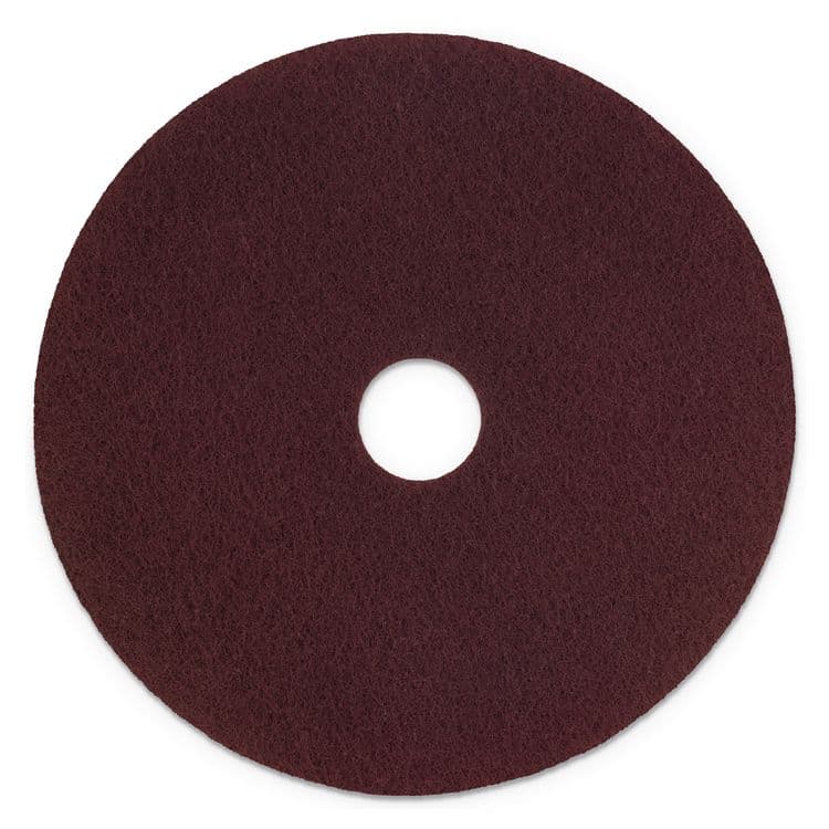 3M/COMMERCIAL TAPE DIV. Surface Preparation Pad Plus, 17" Diameter, Maroon, 5/Carton (MMMSPPP17)