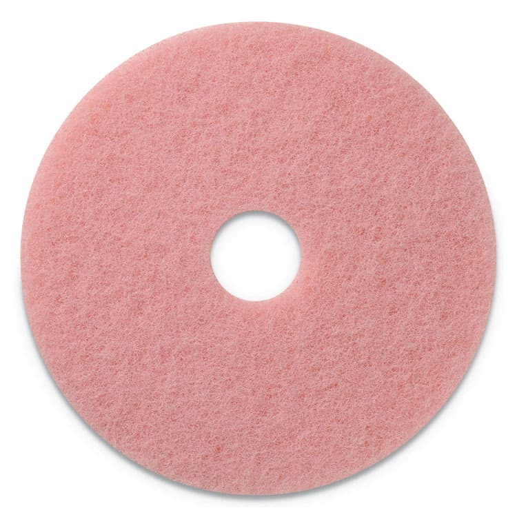 AMERICO MANUFACTURING CO Remover Burnishing Pad, 27" Diameter, Pink, 2/Carton (AM7403427)