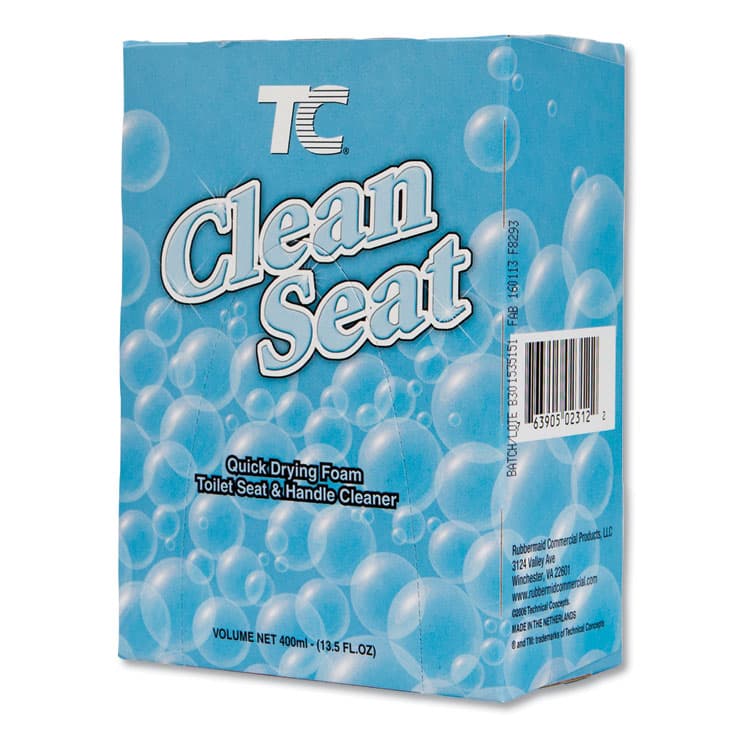 RUBBERMAID COMMERCIAL PROD. TC Clean Seat Foaming Refill, Unscented, 400mL Box, 12/Carton (RCP402312) thumbnail 2