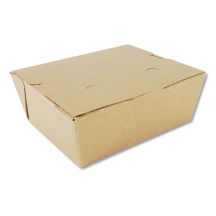 SOUTHERN CHAMPION TRAY ChampPak Carryout Boxes, #8, 6 x 4.75 x 2.5, Brown, Paper, 300/Carton (SCH0738)