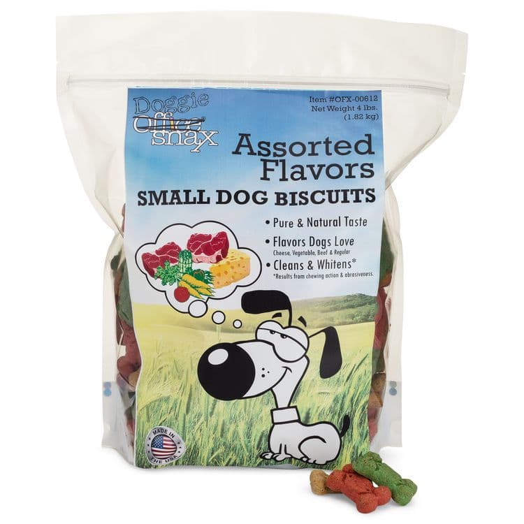 OFFICE SNAX, . Doggie Biscuits, Assorted, 4 lb Bag (OFX00612)