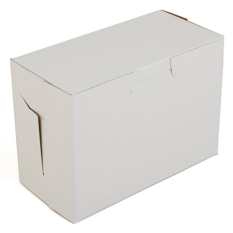 SOUTHERN CHAMPION TRAY White One-Piece Non-Window Bakery Boxes, 5.5 x 2.75 x 4, White, Paper, 250/Carton (SCH0904)