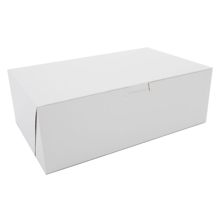 SOUTHERN CHAMPION TRAY White One-Piece Non-Window Bakery Boxes, 10.75 x 6.75 x 3.63, White, Paper, 250/Carton (SCH1015)