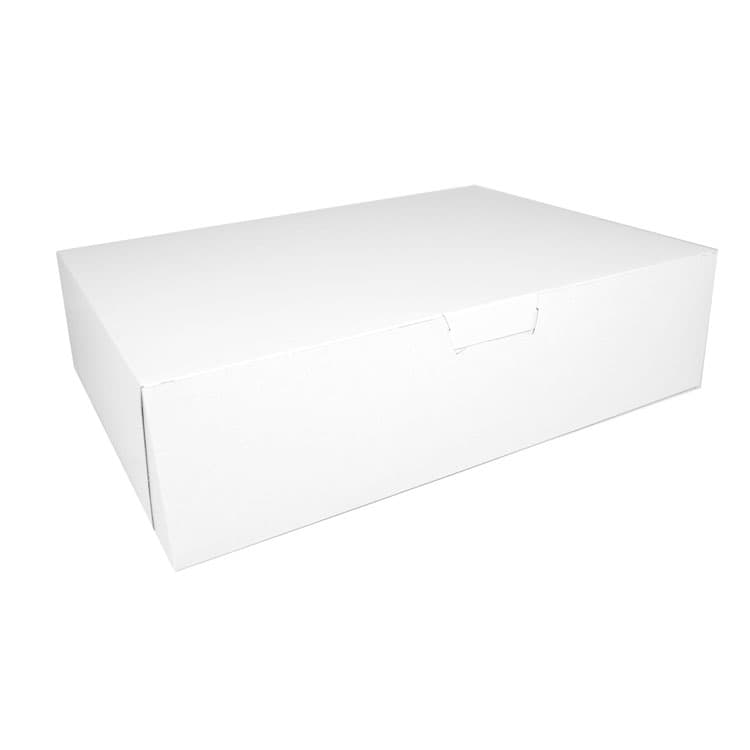 SOUTHERN CHAMPION TRAY White One-Piece Non-Window Bakery Boxes, 19 x 14 x 5, White, Paper, 50/Carton (SCH1035)