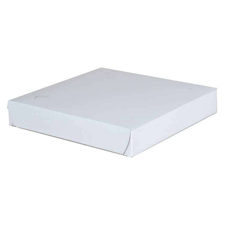 SOUTHERN CHAMPION TRAY Clay-Coated Paperboard Pizza Boxes, 9 x 9 x 1.5, White, Paper, 100/Carton (SCH1405)