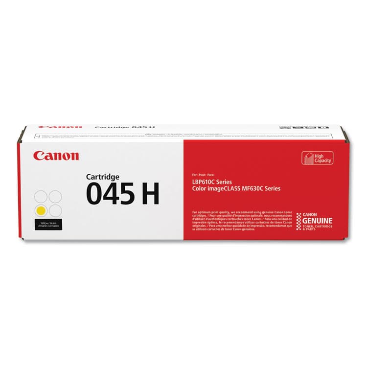 CANON USA, . 1243C001 (045) High-Yield Toner, 2,200 Page-Yield, Yellow (CNM1243C001)