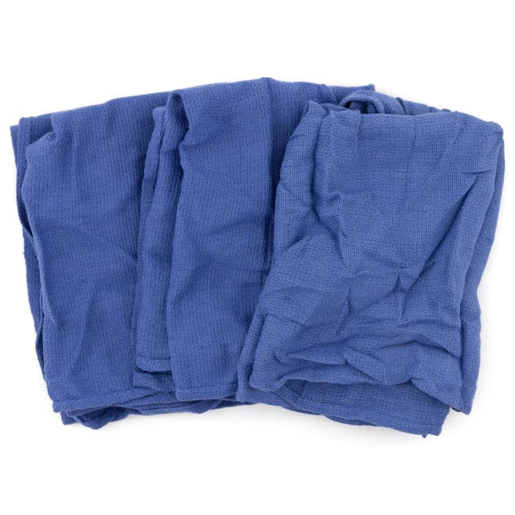 HOSPECO Reclaimed Surgical Huck Towel, Blue, 25 Towels/Carton (HOS53925)