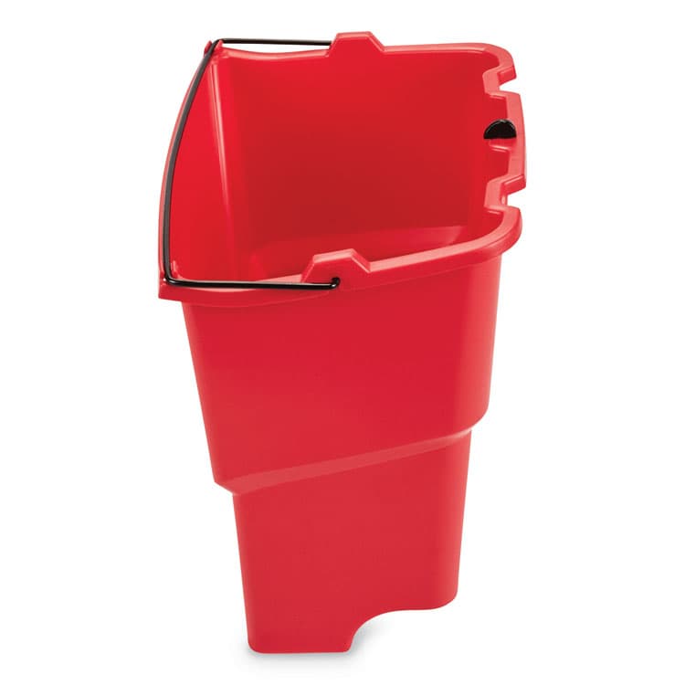 RUBBERMAID COMMERCIAL PROD. WaveBrake 2.0 Dirty Water Bucket, 18 qt, Plastic, Red (RCP2064907) thumbnail 2