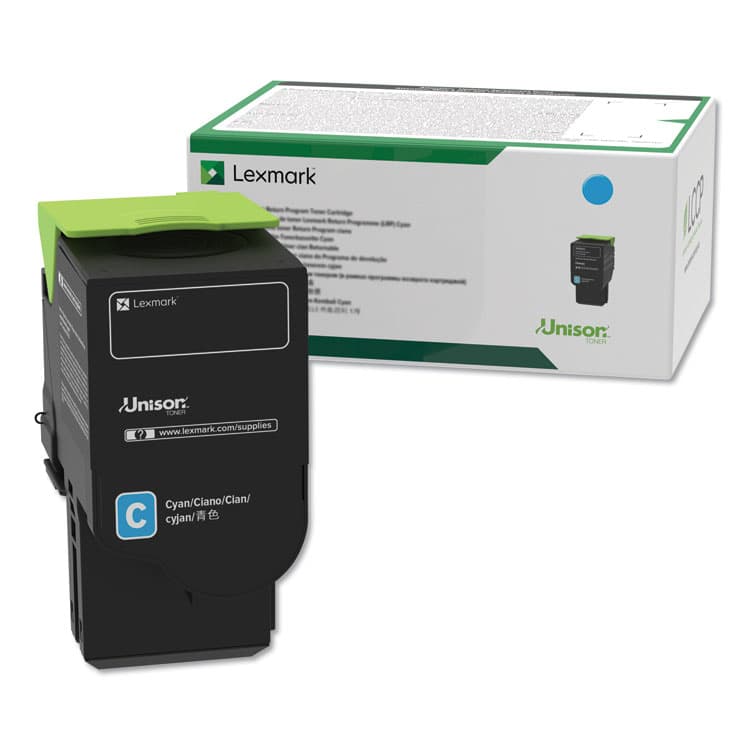 LEXMARK INT'L, . 78C10C0 Return Program Toner, 1,400 Page-Yield, Cyan (LEX78C10C0)