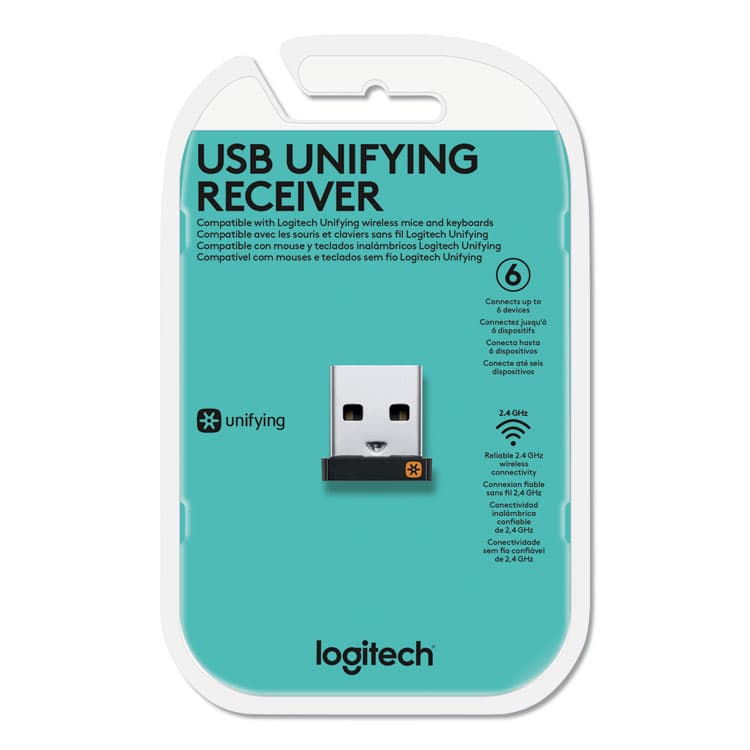 LOGITECH, . USB Unifying Receiver, Black (LOG910005235)