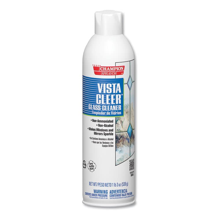 CHASE PRODUCTS Vista Cleer Ammonia-free, Clean Scent, 20 oz Aerosol Spray, 12/Carton (CHP5155) thumbnail 2