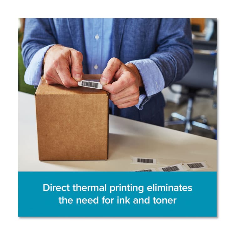 DYMO LW Multipurpose Labels, 1" x 2.13", White, 500 Labels/Roll, 6 Rolls/Pack (DYM2050764) thumbnail 3