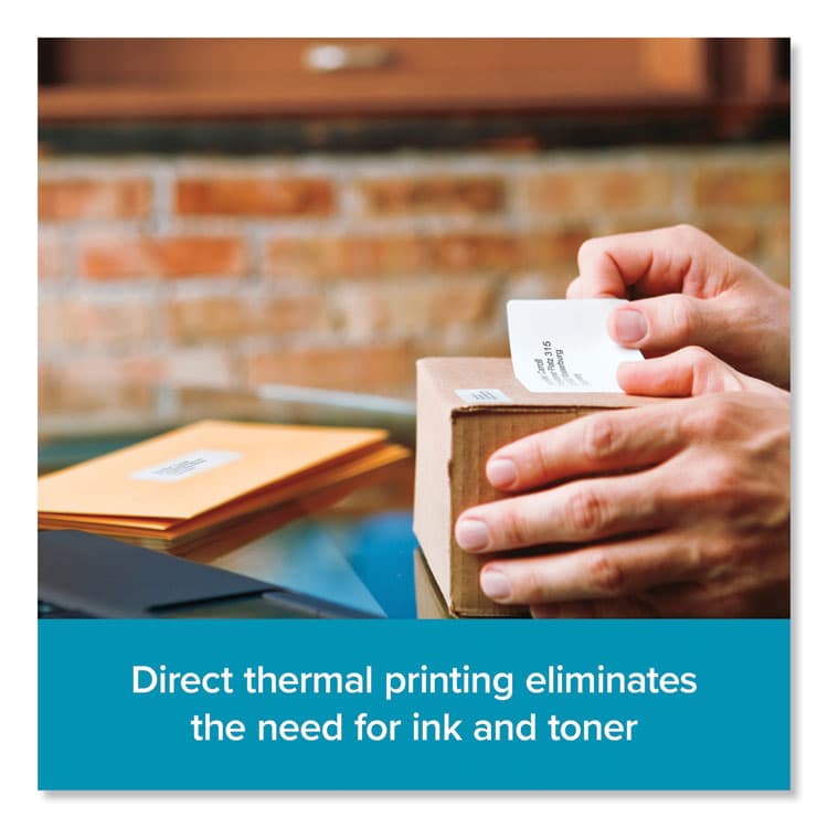 DYMO LW Shipping Labels, 2.13" x 4", White, 220 Labels/Roll, 6 Rolls/Pack (DYM2050811) thumbnail 3