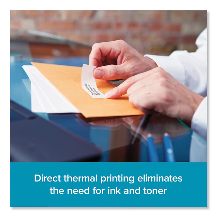 DYMO LW Address Labels, 1.13" x 3.5", White, 130 Labels/Roll, 6 Rolls/Pack (DYM2050818) thumbnail 3