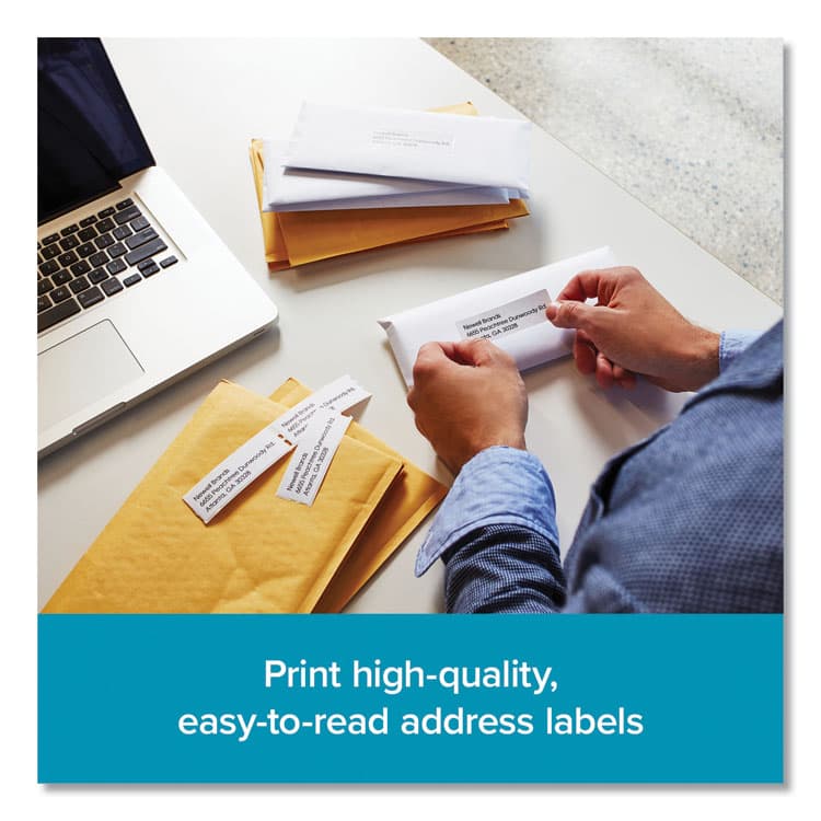 DYMO LW Address Labels, 1.13" x 3.5", White, 130 Labels/Roll, 6 Rolls/Pack (DYM2050818) thumbnail 2