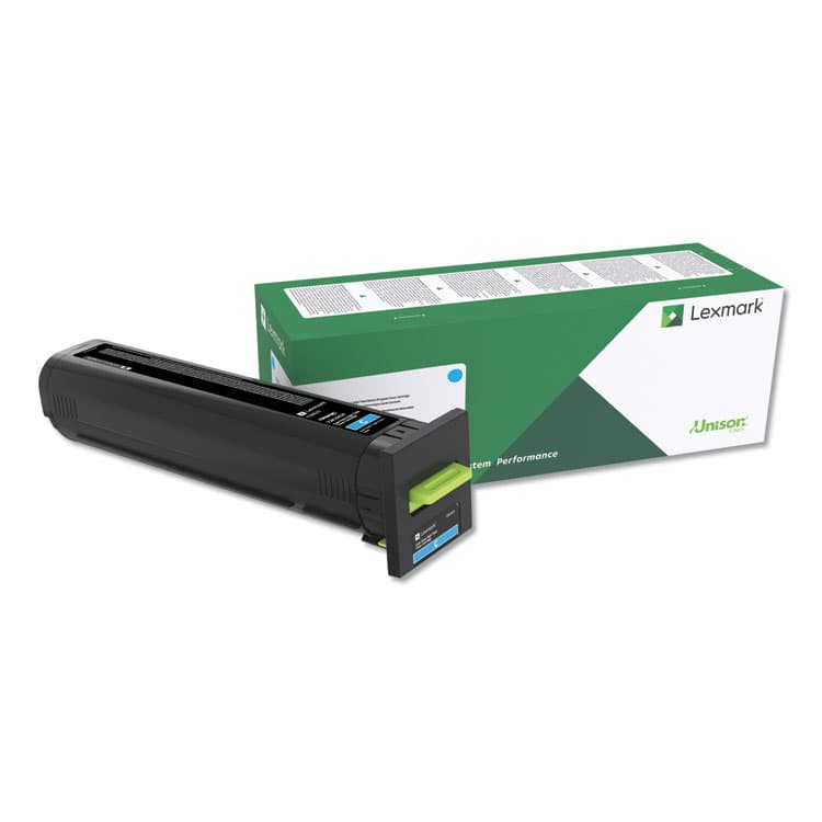 LEXMARK INT'L, . 72K1XC0 Return Program Unison Extra High-Yield Toner, 22,000 Page-Yield, Cyan (LEX72K1XC0)