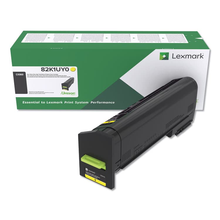 LEXMARK INT'L, . 82K1UY0 Return Program Ultra High-Yield Toner, 55,000 Page-Yield, Yellow (LEX82K1UY0)