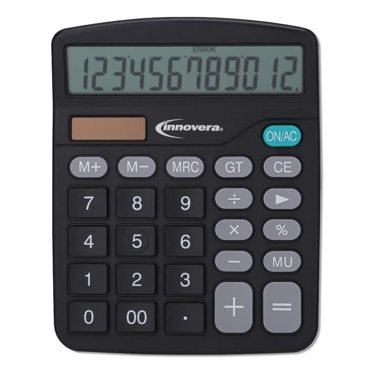 INNOVERA 15923 Desktop Calculator, 12-Digit LCD (IVR15923) thumbnail 2