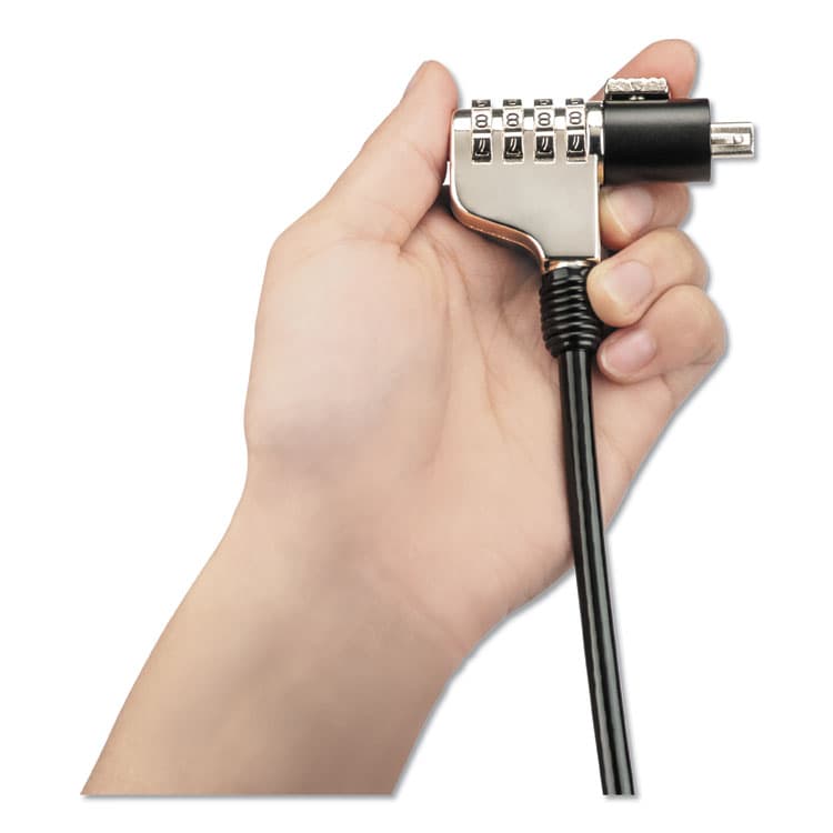 INNOVERA Combination Laptop Lock, 6 ft Steel Cable (IVR64673) thumbnail 3