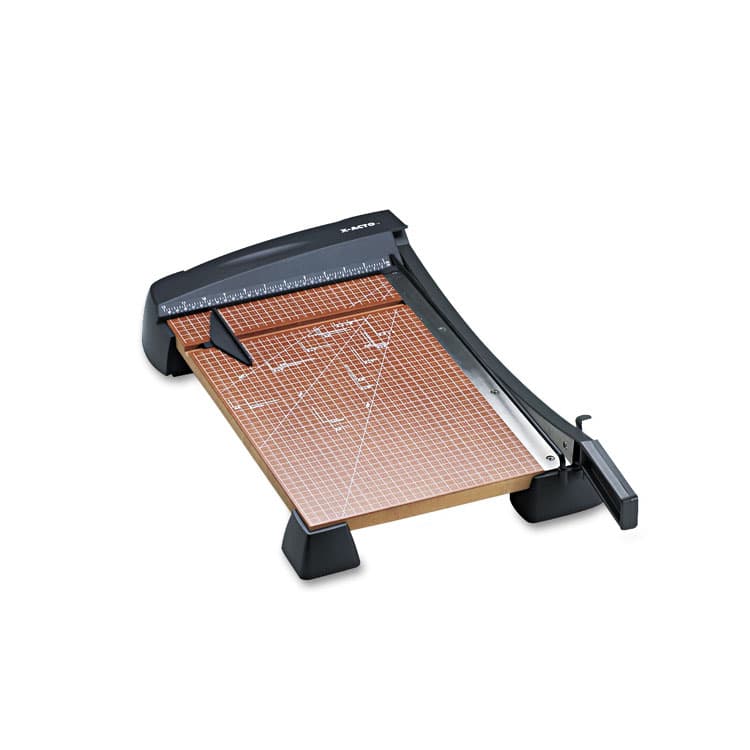 ELMER'S PRODUCTS, . Heavy-Duty Wood Base Guillotine Trimmer, 15 Sheets, 18" Cut Length, 12 x 18 (EPI26358) thumbnail 2