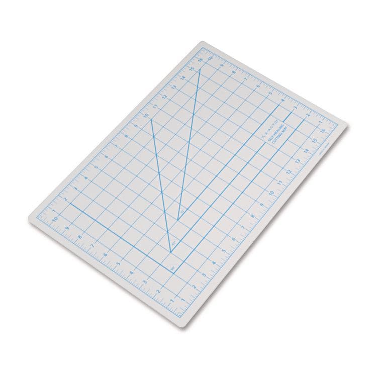 ELMER'S PRODUCTS, . Self-Healing Cutting Mat, 1" Grid with Guide Angles, Non-Slip Backing, 12" x 18", Gray (EPIX7761)