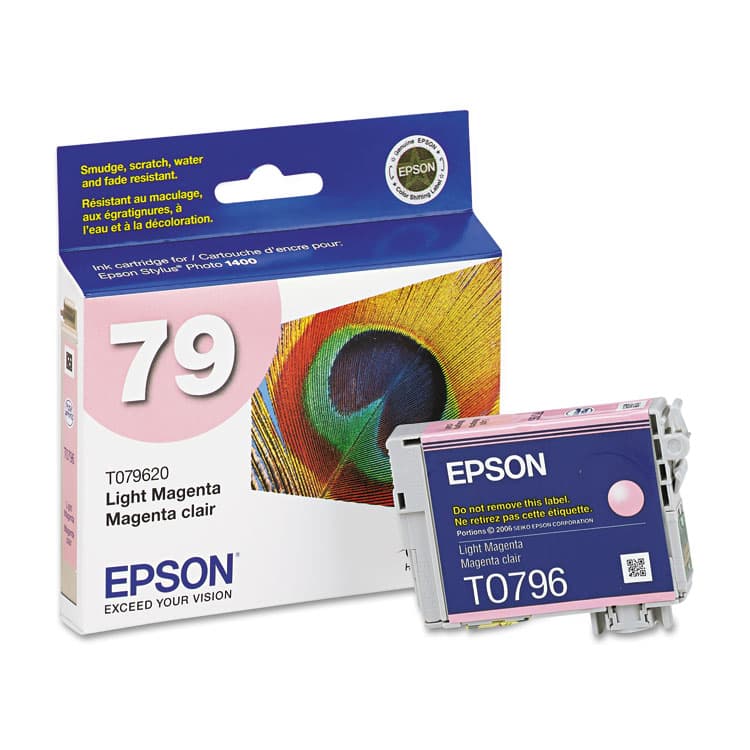 EPSON AMERICA, . T079620 (79) Claria High-Yield Ink, 810 Page-Yield, Light Magenta (EPST079620) thumbnail 3