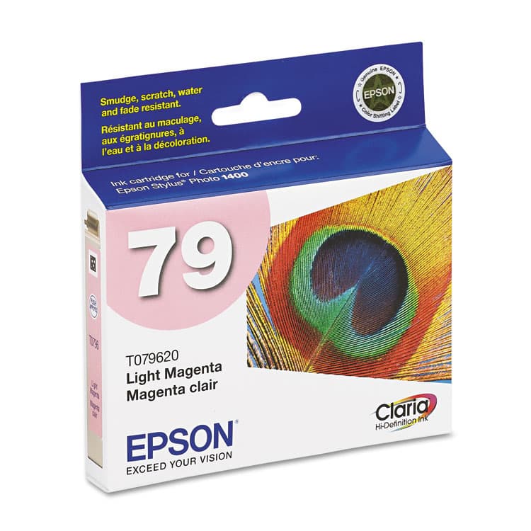 EPSON AMERICA, . T079620 (79) Claria High-Yield Ink, 810 Page-Yield, Light Magenta (EPST079620)