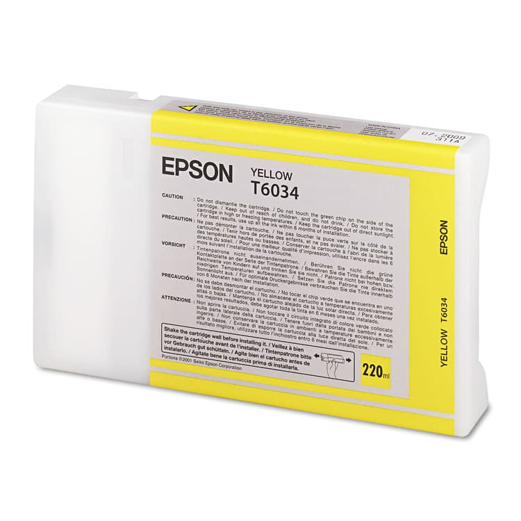 EPSON AMERICA, . T603400 (60) UltraChrome K3 Ink, Yellow (EPST603400) thumbnail 2