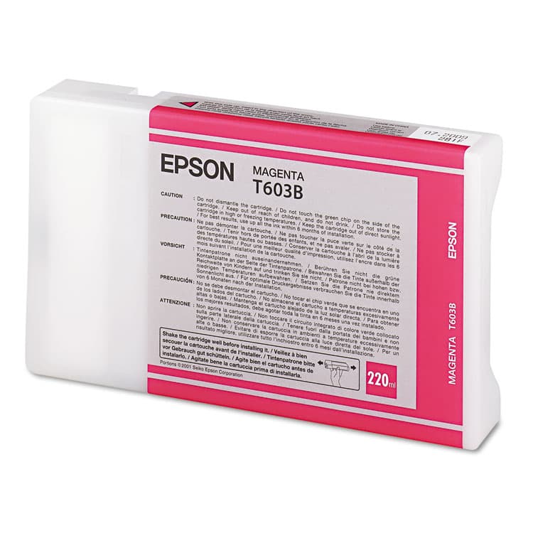 EPSON AMERICA, . T603B00 (60) UltraChrome K3 Ink, Magenta (EPST603B00) thumbnail 2