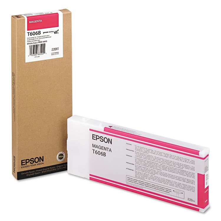 EPSON AMERICA, . T606B00 Ink, Magenta (EPST606B00)