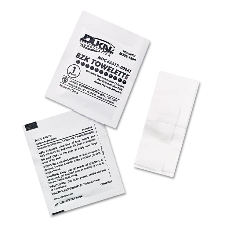 FIRST AID ONLY, . SmartCompliance Antiseptic Cleansing Wipes, 10/Box (FAOFAE4002) thumbnail 2
