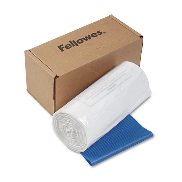 FELLOWES MFG. CO. Shredder Waste Bags, 14-20 gal Capacity, 50/Carton (FEL36054) thumbnail 2
