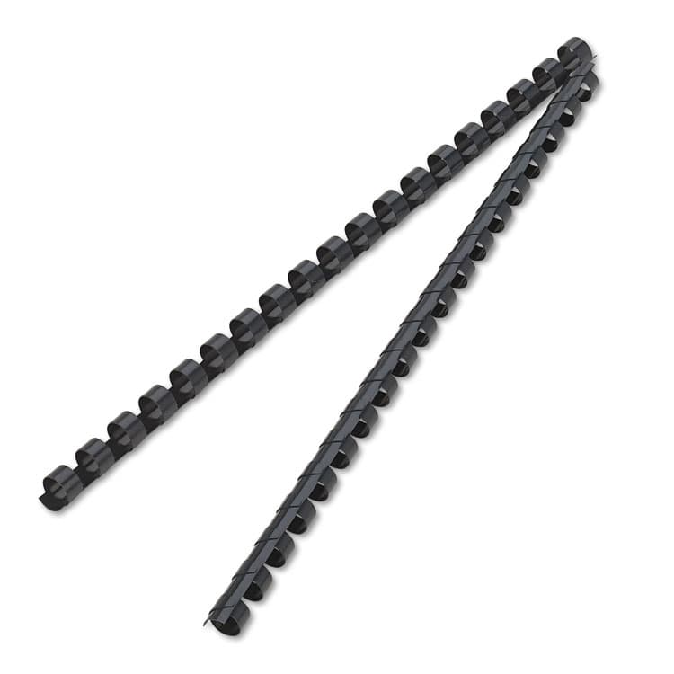 FELLOWES MFG. CO. Plastic Comb Bindings for 11 x 8.5 Documents, 19 Rings, 0.38" (55-Sheet) Capacity, Navy Blue, 100/Pack (FEL52505) thumbnail 4